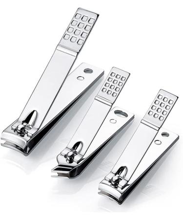 SUICRA Nail Clippers Fingernail Clipper Toenail Stainless Steel Nail Clipper Trimmer Knife Manicure Pedicure Tools Household Nail Clippers Oblique Nail Clippers (Color : B) - Buy Online on GoSupps.com