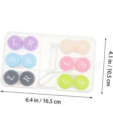 Lalafina Contact Lens Container - 2 Box Storage Holder & Applicator for Travel - Invisible Plastic Case for Contact Lenses - Buy Online on GoSupps.com