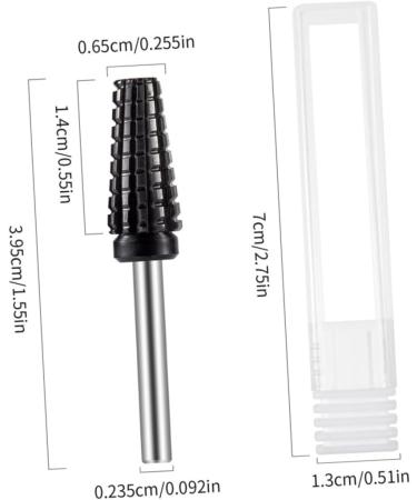 FRCOLOR Black Ceramic Nail Polishing Head Ceramics Grinding Head Manicure Women's - Buy Online on GoSupps.com