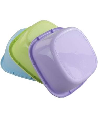 Yuright Plastic Wash Basin Set - 12 Quart Plastic Tubs (3 Pack) - Buy Online on GoSupps.com
