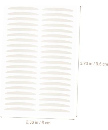 FOMIYES 40 Sheets Double Eyelid Sticker Makeup Stickers Clothes Tape Double Sided Tool Stickers Eye Makeup Tools Eyelid Tape for Hooded Eyes Makeup Tape for Eyes Natural Eyelid Patches - Buy Online on GoSupps.com
