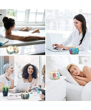 Fragrance Candles Set - 4 Soy Wax Aromatherapy Candles | Perfect Gift for Women Mothers & Special Occasions - Stress Relief | Valentine's Day Birthdays Weddings Christmas - Buy Online on GoSupps.com