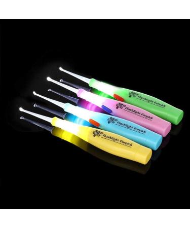LED Ear Wax Removal Tool Kit | Stainless Steel Earpick with 3 Tips | Ear Irrigator Syringe for Clean Care - Buy Online on GoSupps.com