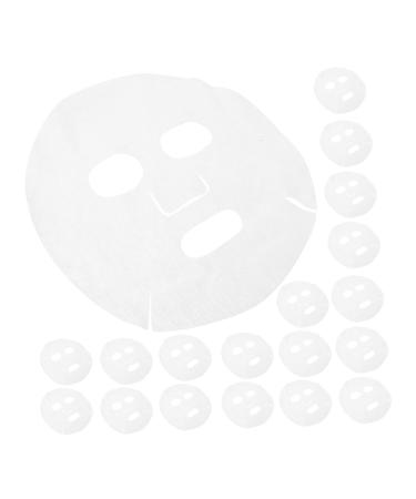 100 Pi ces Masques Faciaux DIY Non Tiss Blanc Feuilles de Masque Visage et Respirantes pour Soins Peau Quotidiens Exfoliation et Purification Domicile