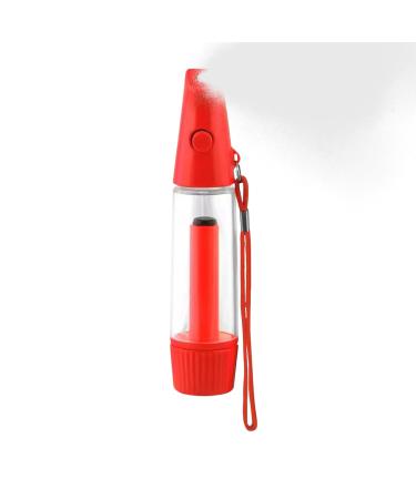 Flacon Spray Visage - Flacon Cosm tique Rechargeable Format Voyage - Flacon Cosm tique Anti-Fuites pour Randonn e Sport Camping Sac Dos Rouge