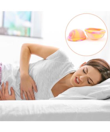 Shop Kuwung 2-Piece Leak-Proof Menstrual Disc - Reusable Silicone Cups (S+L) with Storage Bags for Active Women | Ideal for Sports Swimming and Intimacy - Buy Online on GoSupps.com
