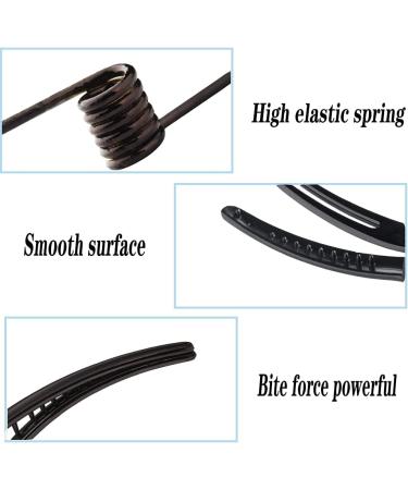 6 Pcs Hair Sectioning Clips Plastic Hairdresser Clips Hair Hairdressing Styling Clips for Styling of All Hair Types Black 6 Count (Pack of 1) - Buy Online on GoSupps.com