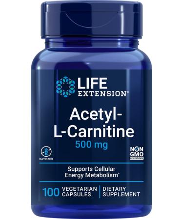 Acetyl L Carnitine 500mg Life Extension 100 VCaps