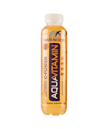San Benedetto Aquavitamine C-Power Lot of 12 bottles of water in PET orange 40 cl