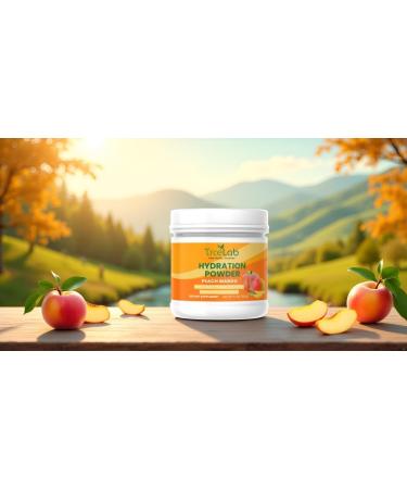 TRCELAB Hydration Powder Duo Peach Mango & Passionfruit Electrolyte Drink Mix Low Sodium No Sugar Vegan Daily Hydration & Electrolyte Support - Buy Online on GoSupps.com