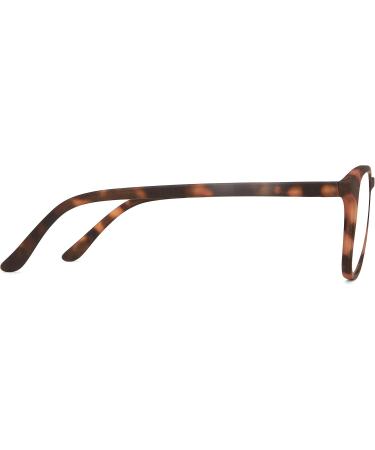 ICU Eyewear ScreenVision Blue Light Glasses - Round Matte Tortoise Harry +2.25 | Stylish & Protective Reading Glasses for Eye Health - Buy Online on GoSupps.com