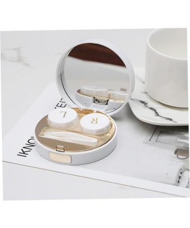 Healeved 3 STK Contact Lens Container - Marbling Storage Box & Tweezers for Travel - Sweet Lens Case - International Shipping - Buy Online on GoSupps.com