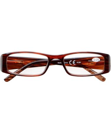 Eyekepper 5-Pack Spring Hinges Rectangular Reading Glasses - Sunshine Readers +3.0 - International Shipping Available - Buy Online on GoSupps.com