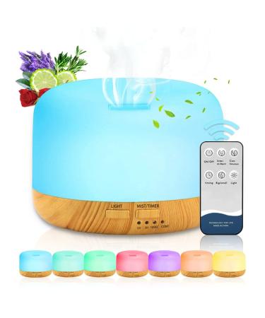 Asanmu aroma diffuser for essential oils 450ml ultrasound aromatherapy diffuser diffuser essential oils defuser aroma fragrance oil diffuser with 7 colors diffuser wedding woman - Buy Online on GoSupps.com