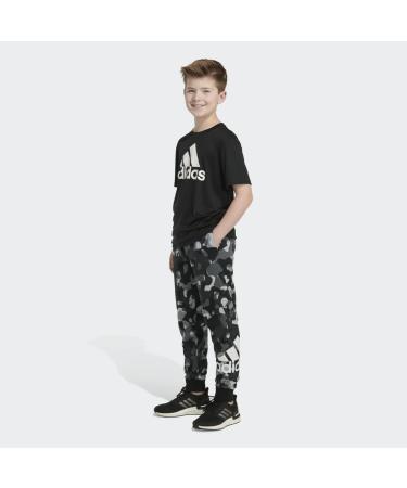adidas Boy's Core Badge 21 Joggers (Big Kids) - Small Black Core Camo - Buy Online on GoSupps.com