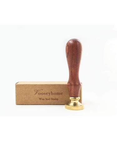 VOOSEYHOME Initial Letter Handwritten Alphabet M Wax Seal Stamp with Rosewood Handle Decorating on Gift Packing Invitation Mail Envelope Card Book for Birthday Themed Parties Weddings Signatures Letter M - Buy Online on GoSupps.com