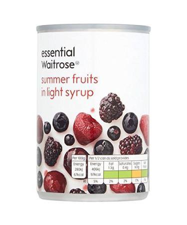 Waitrose Summer Fruits in Syrup Essential 290g