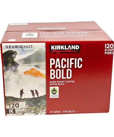 Kirkland Pacific Dark Extra Roast Bold K-Cups 120 K-Cups (240 K-Cups) - Buy Online on GoSupps.com