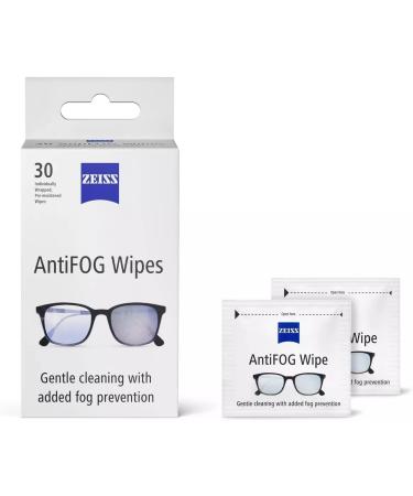 ZEISS Anti-Fog Lens Wipes - Pre-Moistened Defogger Wipes for Glasses Binoculars and Cameras - Individually Wrapped 30 Count - Buy Online on GoSupps.com