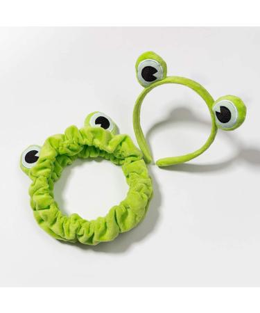 Buy Ixkbiced Cute Frog Eyes Face Wash Makeup Headband - Plush Elastic Hair Hoop for Comfortable Skincare | International Shipping Available - Buy Online on GoSupps.com