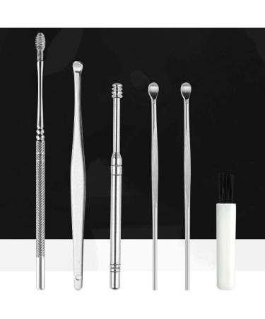 PENCHEN 6PCS Stainless Steel Ear Wax Removal Kit - Ear Pick Cleaner Tool Set for Ear Care Cleaning - Buy Online on GoSupps.com