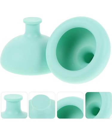 Healifty 2Pcs Silicone Palm Chest Percussion Cups for Physical Therapy - Light Green - Buy Online on GoSupps.com