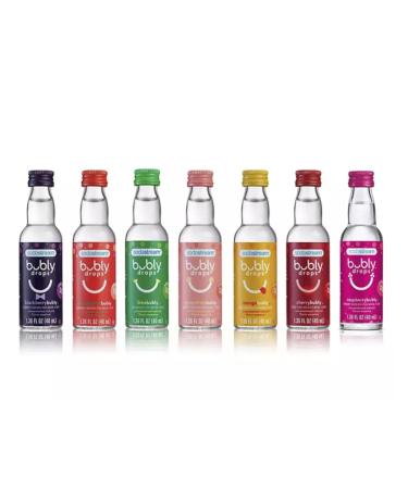 SodaStream Bubly Drops 7 Flavor Variety Pack 1.36 Fl Oz - 7 Count (By Gsuila)
