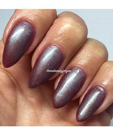 Bluesky GEL NAILMPOLISH Burgundy with a lilac Shimmer/Grey Shimmer Patina Buckle Craft Culture Autumn Winter Color 80625 UV LED Soak Off 10ml - Buy Online on GoSupps.com