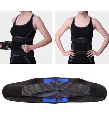 Derbut lower back support belt Tiller trainer girdle Lower back support posture corrector for pain relief sciatica herniated disc herniated disc and scoliosis for men and women adjustable 3xl a s
