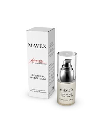 Mavex SA MAVEX HYALURONIC LIFTING SERUM from the purest hyaluronic acid gel with Ganoderma extract 15 ml