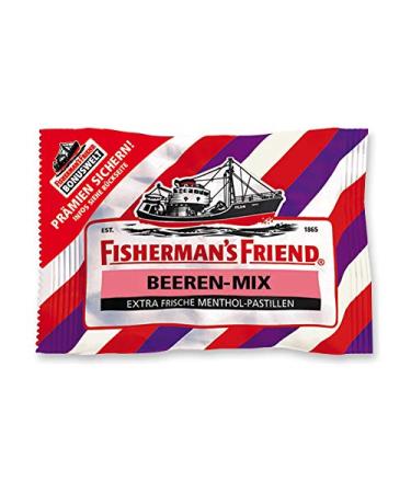 Fisherman's Friend Tropical Cardboard - 24 Bags of Ananas Melon Guava & Berry Mix | Wild Fruity Aroma | Exclusive International Shipping - Buy Online on GoSupps.com