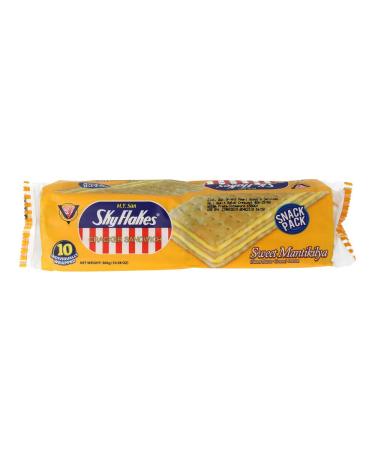 M.Y. San Cracker Sandwich Sweet Mantikilya (Sweet Butter Cream) Flavor, 300g (10.58 oz) 10 Pack Sweet Butter Cream,Sweet Butter