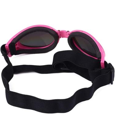 LoveAloe Dog Goggles Dogs Sunglasses Waterproof Doggles Adjustable Sunglasses for Small Medium Dogs Pink - Buy Online on GoSupps.com