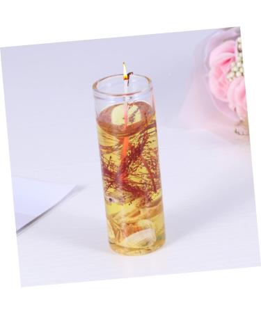 FRCOLOR Romantic Scented Jelly Candles - Wax Wick Shells for Weddings Holidays & Displays | Ocean-Inspired Crystal Candles - Buy Online on GoSupps.com