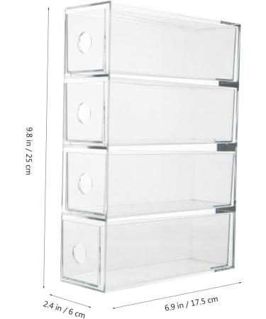 Beavorty 1pc Box Eye Shadow Storage Box Makeup Drawer Lip Gloss Organizer Vanity Drawer Acrylic Cosmetic Storage Case Acrylic Eyeshadow Organizer Vanity Makeup Organizer Makeup Storage Box - Buy Online on GoSupps.com