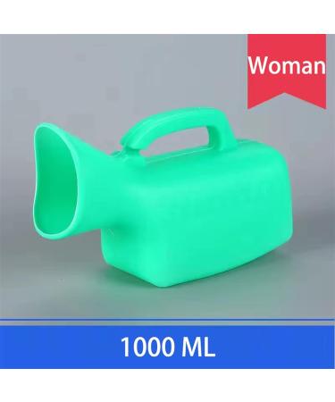 Portable Urinals Portable Unisex Mobile 1200ml Toilet Car Travel Camp Urine Pee Handle Urinal Storage Urinary Bottle Old Man Helper for Men Women (Color : Green 1000ML) - Buy Online on GoSupps.com