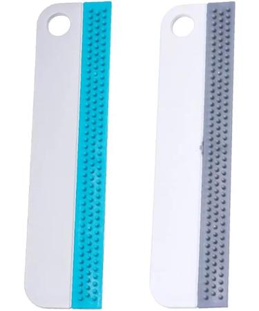 Glass Scraper Soft Silicone Mirror Sink Squeegee Multi-function Window Car Kitchen Bathroom Cleaner Cleaning Tools White - Buy Online on GoSupps.com