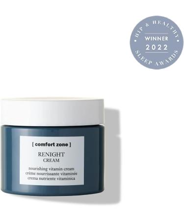 Comfort Zone Renight Cream - 60ml Box - Nourishing - Rich Texture - Organic Goji Berry - Tomato Extract - For Dehydrated and Stressed Skin - Suitable for Vegans - Natural Ingredients - Buy Online on GoSupps.com