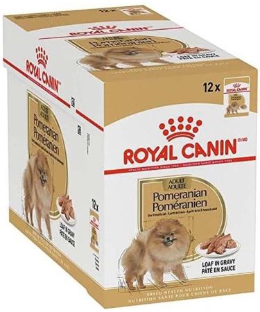 ROYAL CANIN Pomeranian Adult in Loaf Wet Dog Food Pouches - 12 x 85g - Buy Online on GoSupps.com