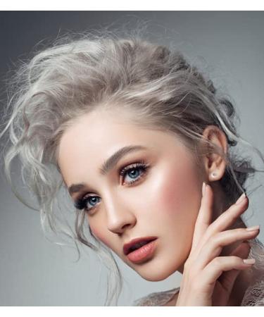 Clear Plastic Post Earrings Set - 100 Pairs Stud Earrings with Silicone Backs | 200PCS Blank Pins | Flat 3mm - Buy Online on GoSupps.com