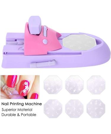 Nail Art Stamping Professional Nail Art DIY Pattern Portable Printing Machine Stamper Nail Printer Manicure Tools - Buy Online on GoSupps.com