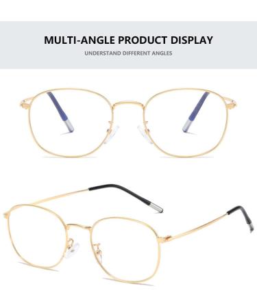 Magimodac Women s Blue Light Filter Reading Glasses | Oval Metal Computer Glasses with Strength Options 1.0+ to 4.0 | Stylish Visual Aid - Buy Online on GoSupps.com