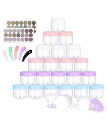 Belicoo 24 pieces D schen 20ml empty cream cans can taps cream flows with screw cap for lotion cosmetics shampoo (20ml multicolored) 20ml multi -colored - Buy Online on GoSupps.com