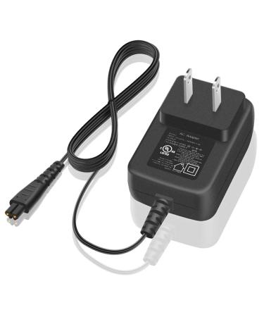 Power Cord Fit for Remington Shaver PG6250 PR1260 WR5100 UL Listed AC Power Supply Adapter Fit for Remington Electric Razor Hair Trimmer Clipper XR1350 MB4900(Not for Round Jack Models)