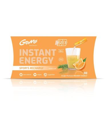Inodrink AG GoMo ENERGY Isotonic sugarfree sports drink Strength Replacement and Body Recovery Vitamin D3 + Vitamin K2 + B vitamins + Mineral Blend Natural energy booster SPORTS RECHARGE 30 Single servings