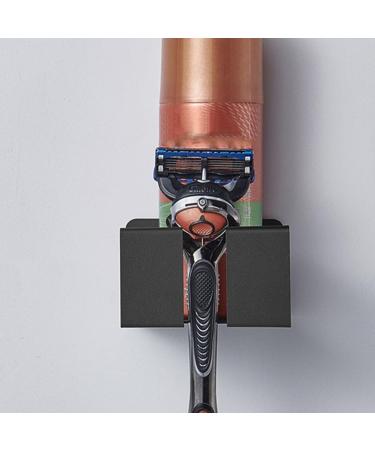 HOMSFOU Shaver Storage Rack | Bathroom Razor Stand & Shaving Accessories | Organize Razors & Shaving Foam - Buy Online on GoSupps.com