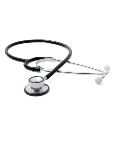 Dealmed General Exam Stethoscope  Professional Economy Dual-Head Medical Stethoscope with Lightweight Chestpiece, Flexible 32 Tubing & Comfort Eartips (Black) - Buy Online on GoSupps.com