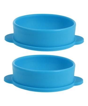 Beatifufu 2st wax container hair removal tool tool for melting containers to melt hair removal wax cosmetics coating high temperature -resistant silicone blue 13.2x11cm