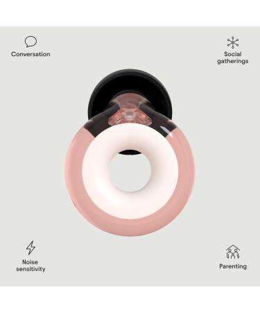 Loop Engage Plus Earplugs for Low-Level Noise Reduction - SNR 16 dB, Rose - Ideal for Social Gatherings, Noise Sensitivity, Parenting - Includes 8 Ear Tips - Buy Online on GoSupps.com