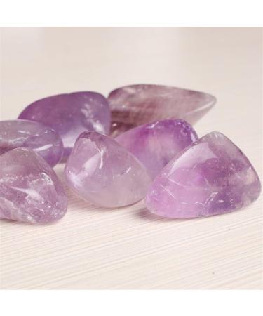 Natural Crystal Rough Natural Quartz Crystal 100g Natural Stones and Crystals Violet Amethyst Quartz Crystal Polished Tumbled Stone Specimen for Home Decoration Home Office Decor - Buy Online on GoSupps.com